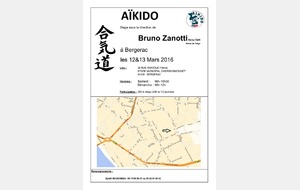 Stage AÏKIDO - Bruno ZANOTTI 6ème DAN Aïkikaï de Tokyo