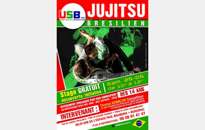 Stage de Jujitsu Brésilien et Né waza 
